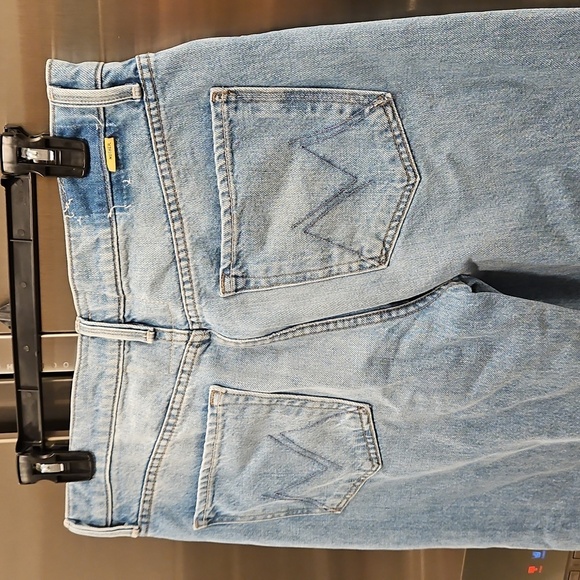 💕MOTHER SUPERIOR💕 The Dodger Button Hover Cuff Jeans ~ Funk N' Flair 28 NWOT - Picture 15 of 16